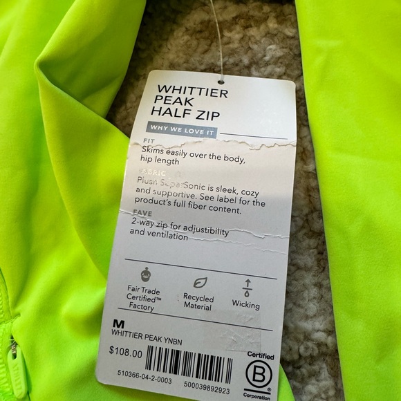 Athleta Whittier Peak Half Zip - Picture 7 of 8